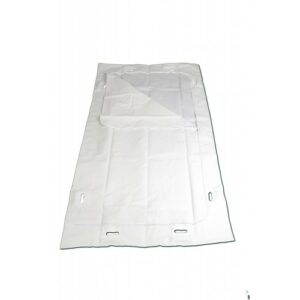 Hospital Body Bags- Transparent  Straight Zip 160 Micron - Medium