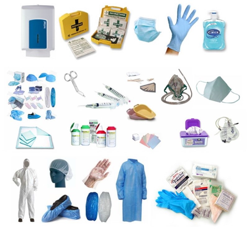 Disposable plastic gown with sleeves