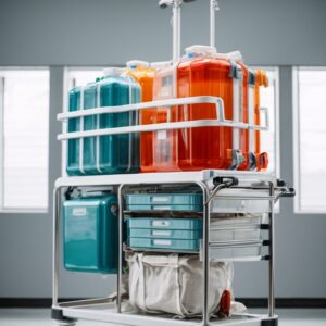 original packaging medication trolley