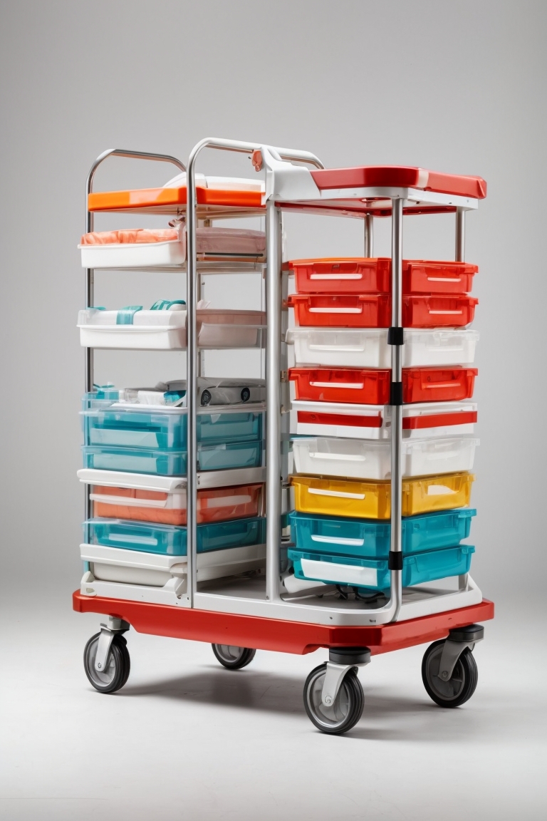 hospital bedside trolley
