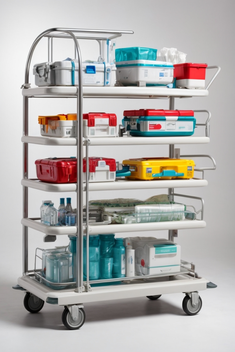 medical oxygen trolley