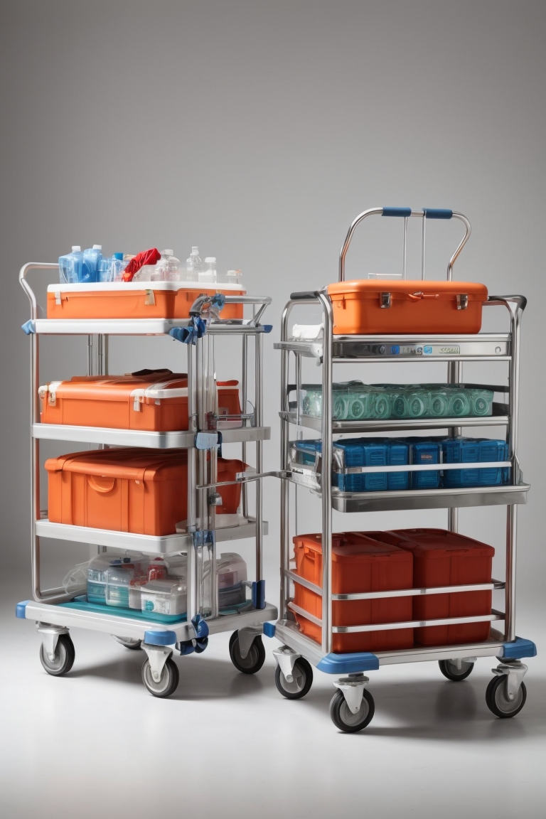 Mobile Clean Soiled linen carrier SL770B