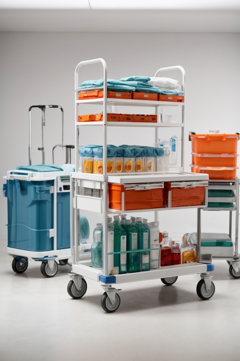 pediatric shower trolley