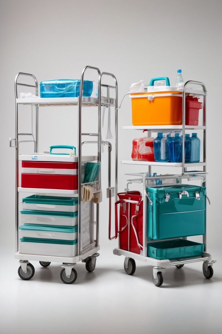 laundry trolley for hospitals