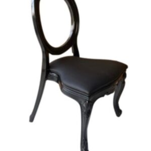 Black Louis Chair Sell (Clear Back)