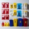 proper way to dispose of sharps containers