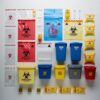 empty hazardous waste containers
