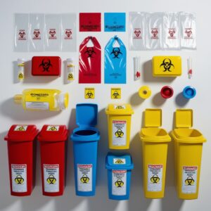 yellow sharps box