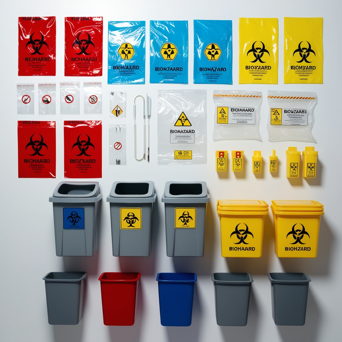 yellow sharps bin