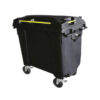 Bulk Wheelie Bin - 660L - 4 Wheel - Plastic - Black - 0197