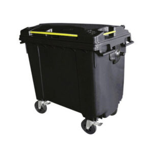 Bulk Wheelie Bin - 660L - 4 Wheel - Plastic - Black - 0197