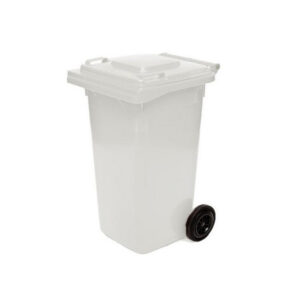 Wheelie Bin - 240L - 2 Wheel - Plastic - White - 0131