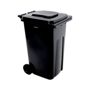 Wheelie Bin - SABS Approved - 240L - Black - Pack of 12 - Wheelie Bin 240L-black