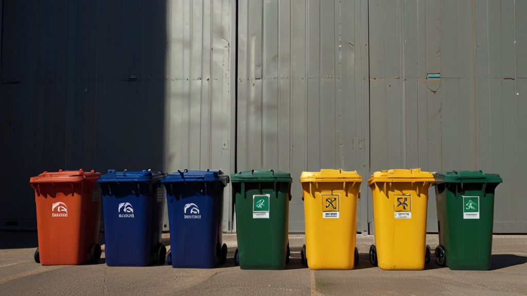 240 litre black wheelie bin