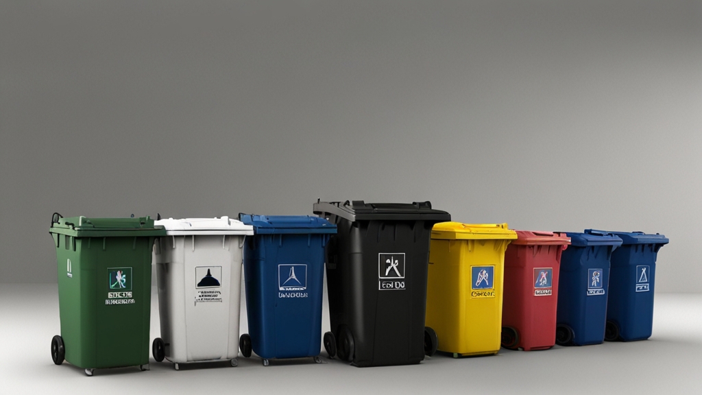 black wheelie bin 240l