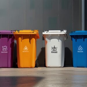 240l waste bin