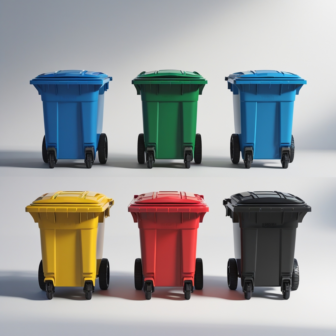 240 liter indigo wheelie bin