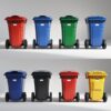 660 liter indigo wheelie bin