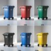 770 liter green wheelie bin
