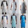 denim chef apron