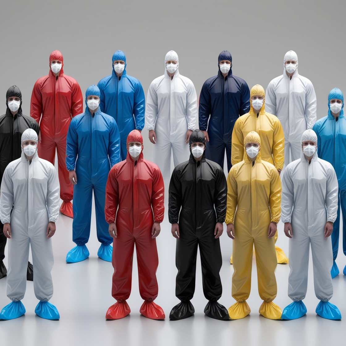 Reusable Coveralls Blue Medium