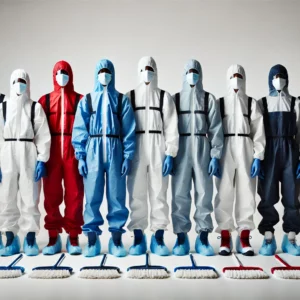 Reusable Coveralls Black X Large