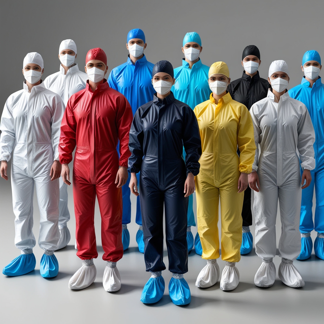 Reusable Coveralls Black XX Large