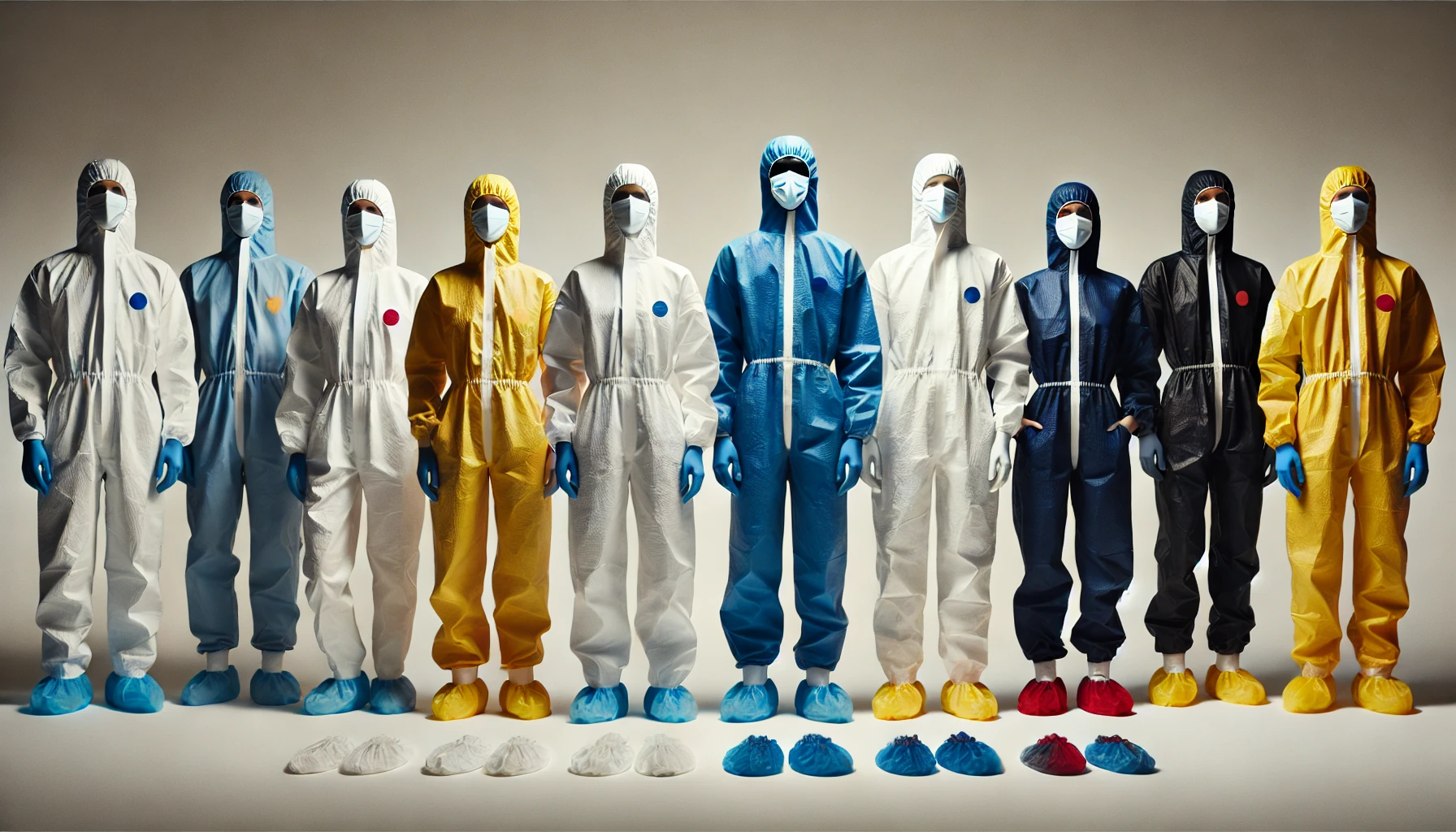 White Disposable Coveralls