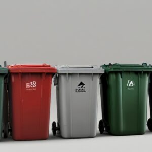 660l rubbish bin