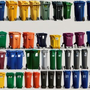 240l brown wheelie bin