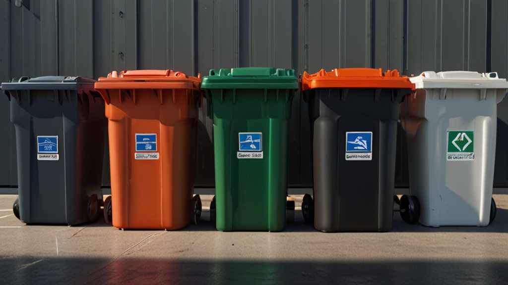 240l garden waste bin