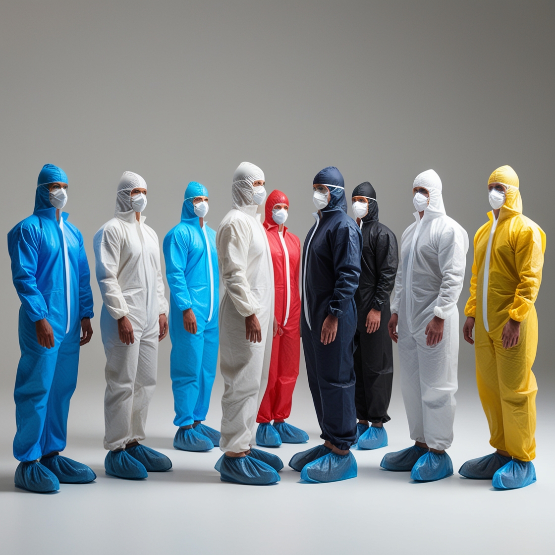 Reusable Coveralls Green Medium