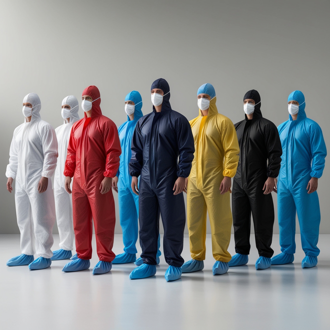 Reusable Coveralls Blue XXX Large