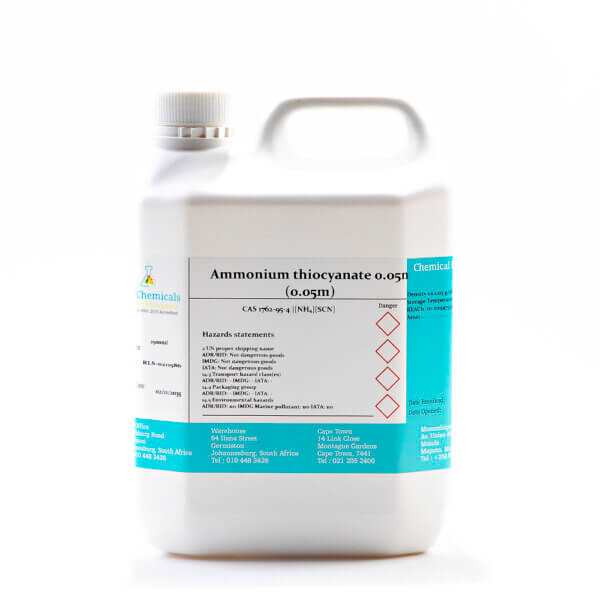 Ammonium thiocyanate 0.05n (0.05m)