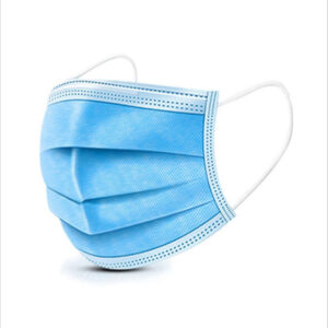 Blue Face Mask 3 Ply Loops Medical (50)