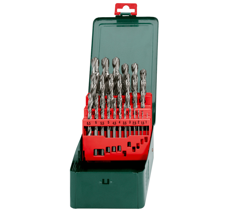 Metabo HSS-CO Drill Bit Storage Case, 25 Pce