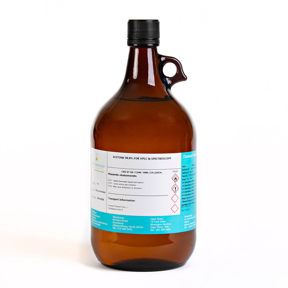 Acetone 99.8% for HPLC & Spectroscopy 2.5L