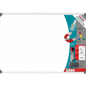 Whiteboard Slimline Magnetic 900×600 Retail