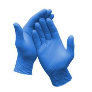 Blue Nitrile Gloves golden hands examination nitrile gloves