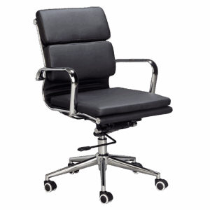 Padded Eames Executive Medium Back Chair