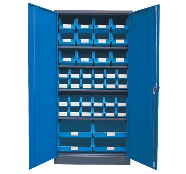 Blue – Linbin ® Storage Bin Cabinet Kit 1