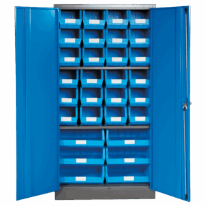 Blue – Linbin ® Storage Bin Cabinet Kit 3