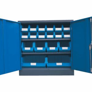 Blue – Linbin ® Storage Bin Half Size Cabinet Kit 2