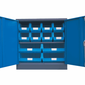 Blue – Linbin ® Storage Bin Half Size Cabinet Kit 3