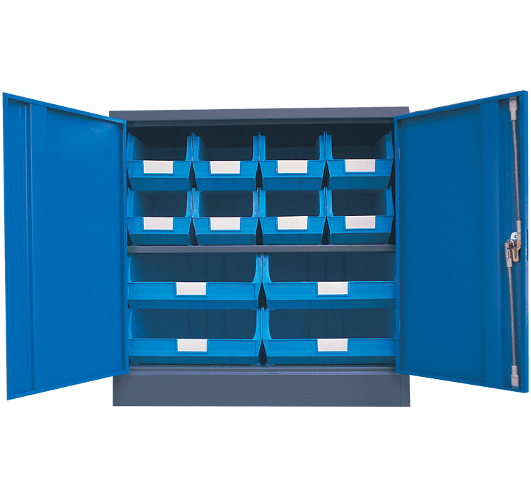 Blue – Linbin ® Storage Bin Half Size Cabinet Kit 3