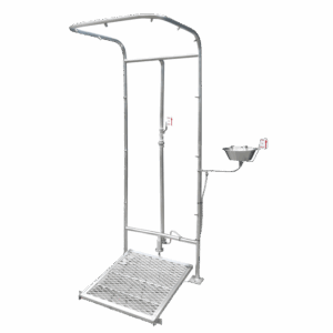 Double Combo Operated Safety Shower