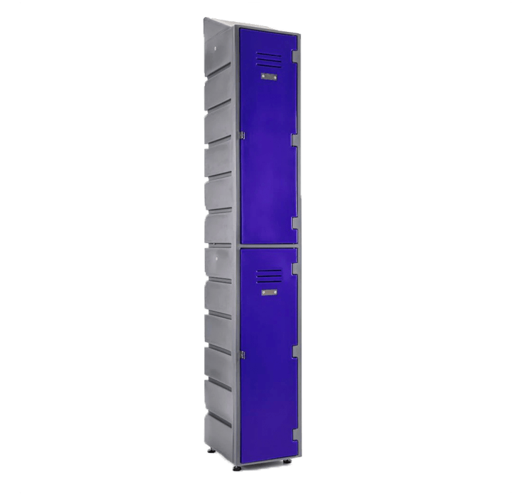 Slant Top Solid Plastic Lockers