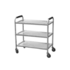3 Tier Tea/food Trolley Tr 632oe 63b/ss