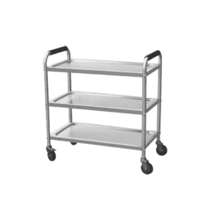 3 Tier Tea/food Trolley Tr 632oe 63b/ss