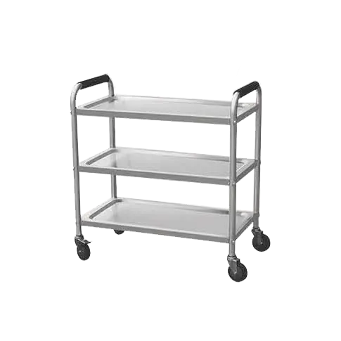 3 Tier Tea/food Trolley Tr 632oe 63b/ss